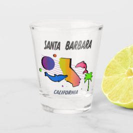 Schießglas von Santa Barbara Schnapsglas