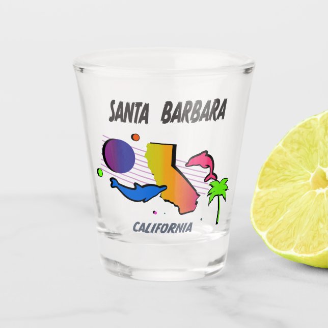 Schießglas von Santa Barbara Schnapsglas (Vorderseite)