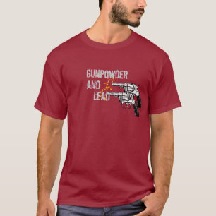 Schießpulver-und Führungs-Revolver-Pistolen-Set T-Shirt