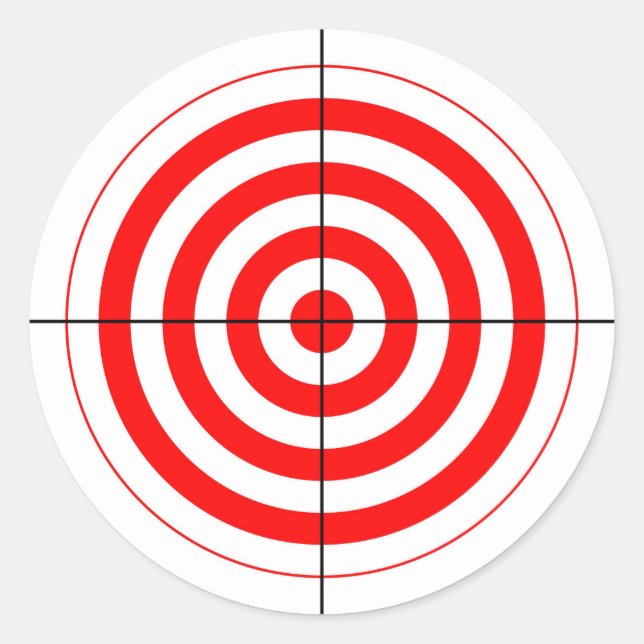 Schießschartenmesser Runder Aufkleber (Vorderseite)