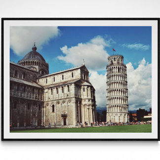 Schießturm von Pisa Fotografy Poster