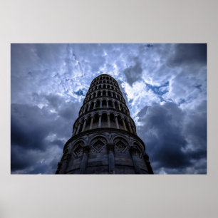 Schießturm von Pisa Italien - Europäisches Foto fü Poster