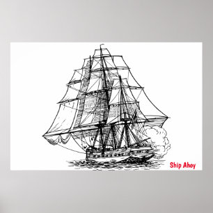 Schiff Ahoi Poster