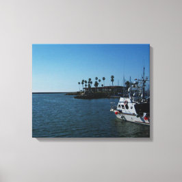 Schiff am Ozean ummantelte Canvas Leinwanddruck