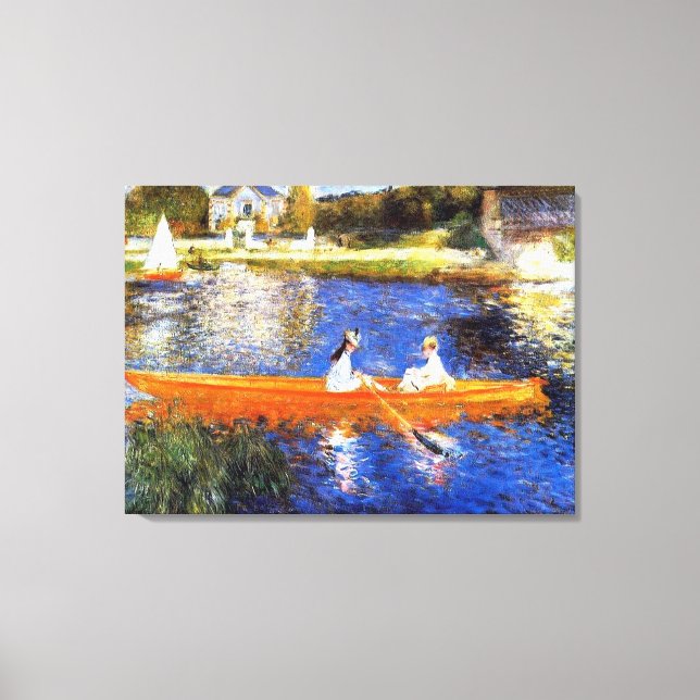 Schiff auf der Seine Renoir Kunst Leinwanddruck (Vorderseite)