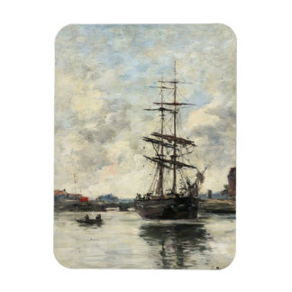 Schiff auf der Touques Eugene Boudin (Französisch, Magnet