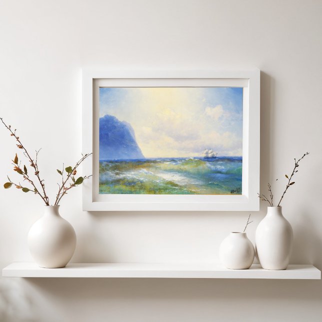 Schiff auf See, Aivazovsky Fotodruck (Von Creator hochgeladen)