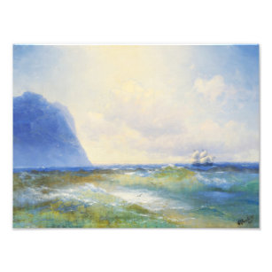 Schiff auf See, Aivazovsky Fotodruck