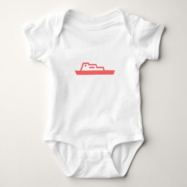 Schiff Baby Strampler (Vorderseite)