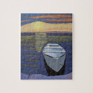 Schiff by Shore Leinwand Art