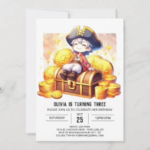 Schiff Custom Pirate Birthday Einladung