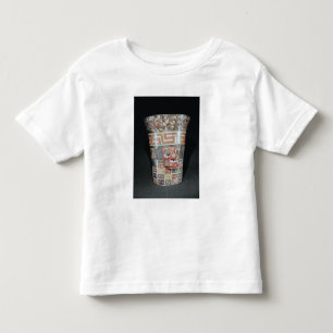 Schiff, das Mais-Jamswurzeln und -tiere darstellt Kleinkind T-shirt