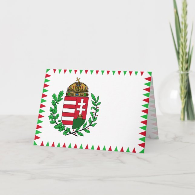 Schiff-Ensign Ungarns, ungarische Flagge Karte (Vorderseite)