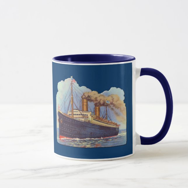 Schiff für Dampfschiff Tasse (Rechts)