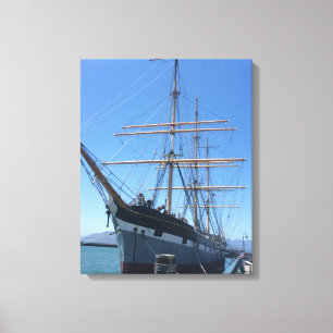 Schiff im Hafen Leinwanddruck