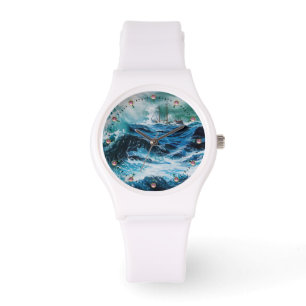 Schiff im Sturm Armbanduhr