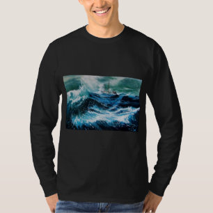 Schiff im Sturm T-Shirt