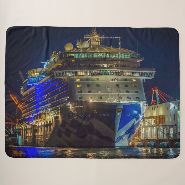 SCHIFF IN DER NACHT SHERPADECKE (Vorderseite (Horizontal))