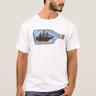 Schiff in einer Flasche T-Shirt