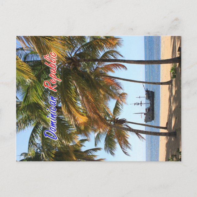 Schiff in Las Terrenas Samana Dominikanische Repub Postkarte (Vorderseite)