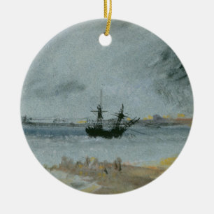 Schiff Josephs Mallord William Turner Keramikornament