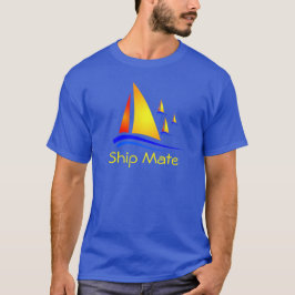 Schiff Mate - Segelboot - Männer T-Shirt