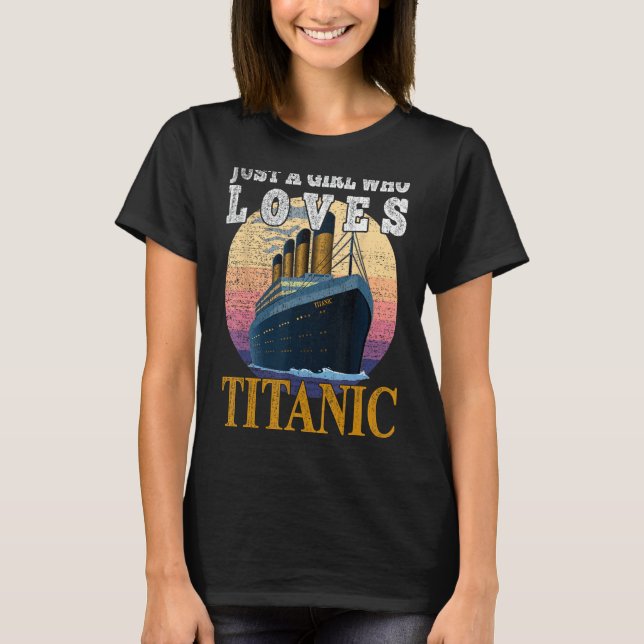 Schiff nur ein Mädchen, das Titanic Boat Titanic G T-Shirt (Vorderseite)