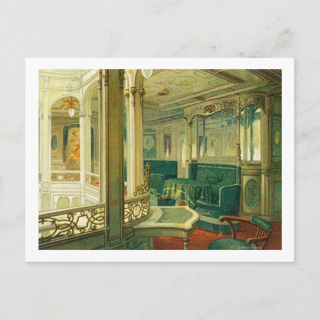 Schiff Patricia, Hamburg-Amerika-Linie Postkarte (Vorderseite)