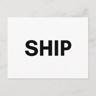 Schiff Postkarte