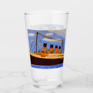 Schiff Titanic Glas