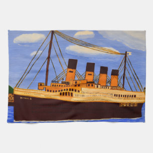 Schiff Titanic Küchentuch
