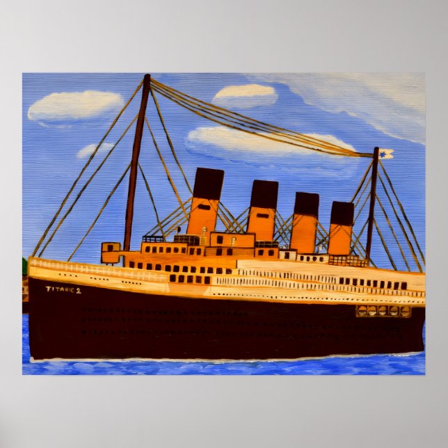 Schiff Titanic  Poster (Vorne)