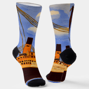 Schiff Titanic Socken