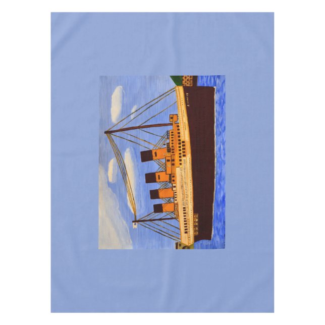 Schiff Titanic Tischdecke  (Vorderseite)