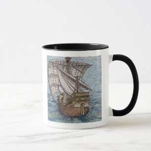 Schiff von Columbus'Time Tasse