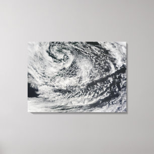 Schiff-Welle-förmige Wellenwolken 2 Leinwanddruck