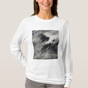 Schiff-Welle-förmige Wellenwolken- und T-Shirt