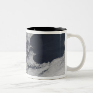Schiff-Welle-förmige Wolken auf den Südinder Oce Zweifarbige Tasse