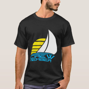 Schiff Wellen Matrose Crew Team Segelcrew Segel L T-Shirt