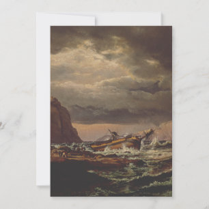 Schiffbruch an der norwegischen Küste von Johan Da Einladung