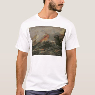 Schiffbruch auf einem felsigen Ufer, c.1645-50 T-Shirt