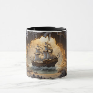 Schiffbruch durch 3D-Tasse Tasse