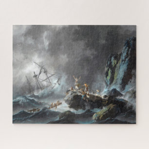 Schiffbruch in einem Sturm 1872