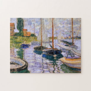 Schiffe auf der Seine von Claude Monet Puzzle
