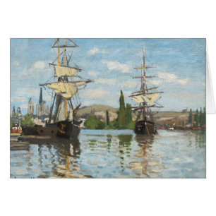 Schiffe Claude Monets , die auf die Seine in