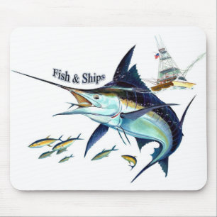 Schiffe der Fische n Mousepad