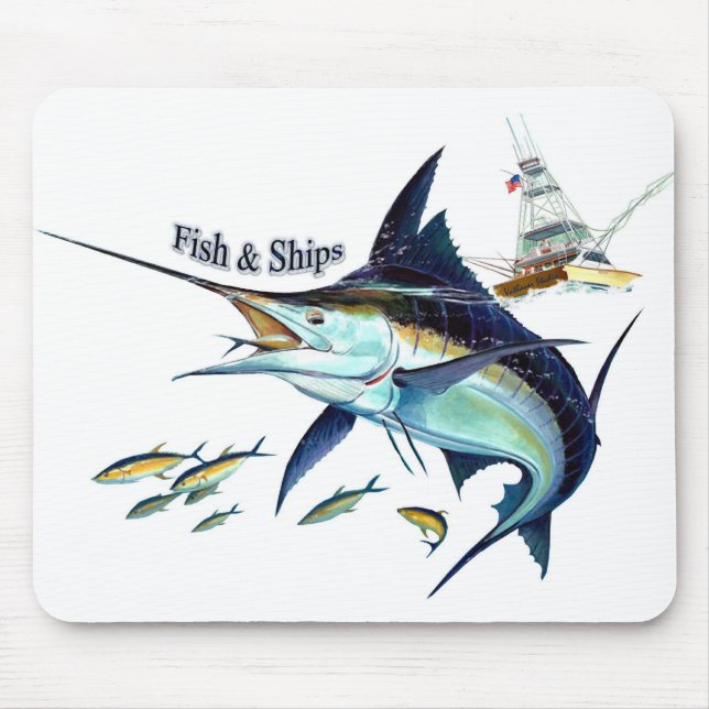 Schiffe der Fische n Mousepad (Vorne)
