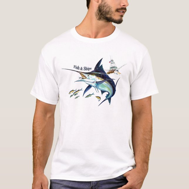 Schiffe der Fische n T-Shirt (Vorderseite)