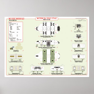 Schiffe der Flotte: Squad Shuttle Ref. Übersicht Poster