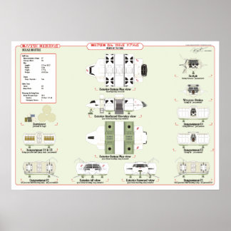 Schiffe der Flotte: Squad Shuttle Ref. Übersicht Poster